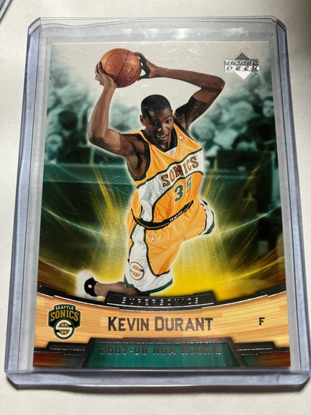 2007-08 Upper Deck Kevin Durant Seattle SuperSonics Rookie Card